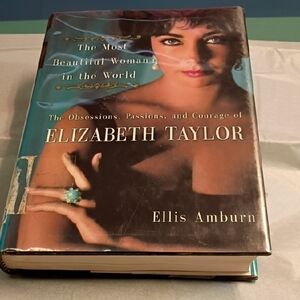 Elizabeth Taylor Coffee Table Book - Blue Cover